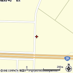 北海道北見市端野町一区206周辺の地図