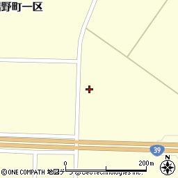 北海道北見市端野町一区208周辺の地図