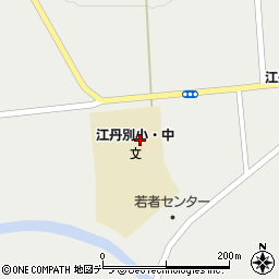 旭川市立江丹別小中学校周辺の地図