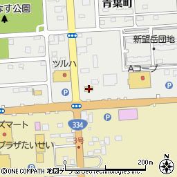 セブンイレブン斜里青葉町店周辺の地図