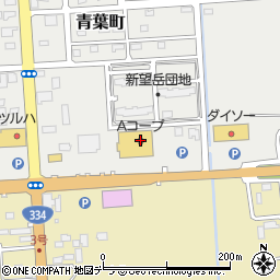 Ａコープしゃり店周辺の地図