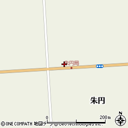 朱円簡易郵便局周辺の地図
