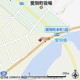 北海道上川郡愛別町南町537周辺の地図