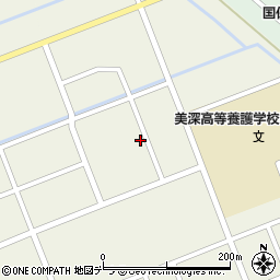 上川中央農協米検査場周辺の地図