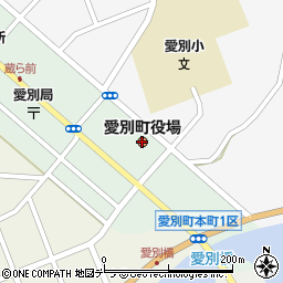 旭川信用金庫愛別支店周辺の地図
