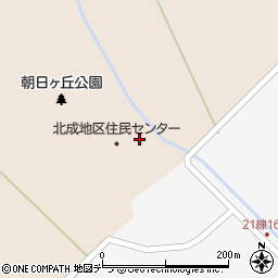 鷹栖北成簡易郵便局周辺の地図