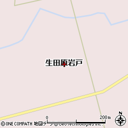 北海道紋別郡遠軽町生田原岩戸周辺の地図