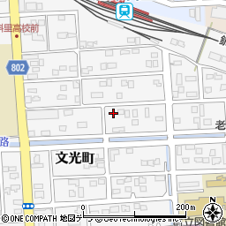 北海道斜里郡斜里町文光町38-2周辺の地図