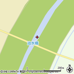 治水橋周辺の地図