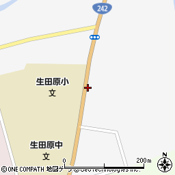 生田原小学校周辺の地図