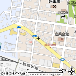 斜里道の駅周辺の地図