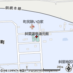 斜里温泉周辺の地図