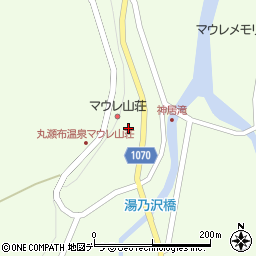 丸瀬布温泉マウレ山荘周辺の地図