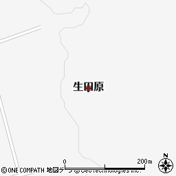 北海道遠軽町（紋別郡）生田原周辺の地図