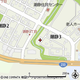 北海道留萌市潮静3丁目54周辺の地図