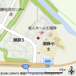 北海道留萌市潮静3丁目周辺の地図