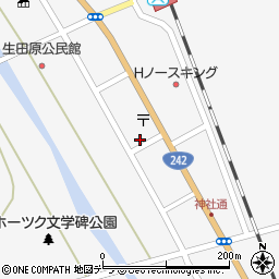 北海道紋別郡遠軽町生田原368周辺の地図