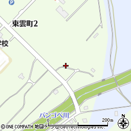 北海道留萌市東雲町周辺の地図