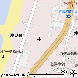 北海道留萌市沖見町周辺の地図