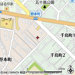 北海道留萌市野本町89周辺の地図