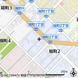 〒077-0043 北海道留萌市旭町の地図