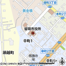 〒077-0000 北海道留萌市（以下に掲載がない場合）の地図