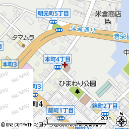北海道労働金庫留萌支店周辺の地図