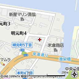 北海道信漁連　留萌推進センター周辺の地図