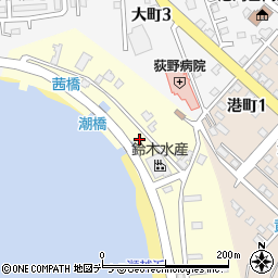渚橋周辺の地図