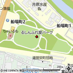 るしんふれ愛パーク（船場公園）周辺の地図