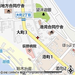 丸田理容院周辺の地図