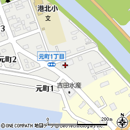 留萌ヰゲタ港運株式会社周辺の地図