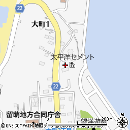 北海道留萌市大町周辺の地図
