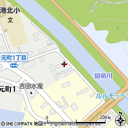 日本通運株式会社　留萌支店物流センター　海運倉庫係北岸事務所周辺の地図