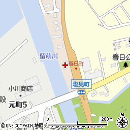 北海道留萌市塩見町369周辺の地図