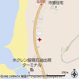 北海道留萌市塩見町136-1周辺の地図