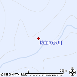 坊主の沢川周辺の地図