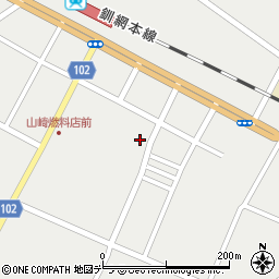 有限会社ヤマニカシハラ網走営業所周辺の地図