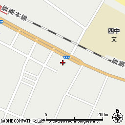 藻琴郵便局周辺の地図