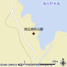 南丘森林公園キャンプ場周辺の地図