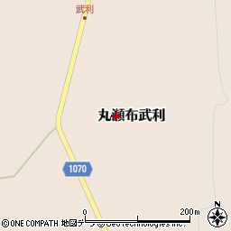 〒099-0216 北海道紋別郡遠軽町丸瀬布武利の地図