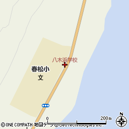八木浜学校周辺の地図