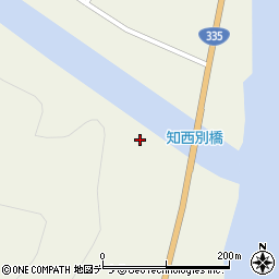 知西別橋周辺の地図