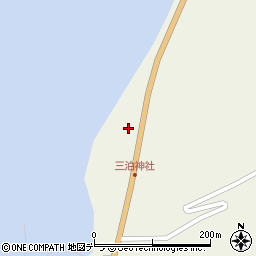 北海道留萌市三泊町20-4周辺の地図