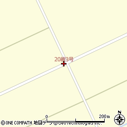 20線3号周辺の地図