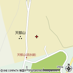 天都山展望台周辺の地図