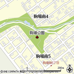 駒場公園周辺の地図