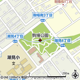 駒場公園周辺の地図