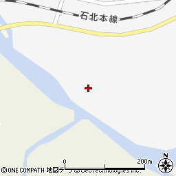 湧別川周辺の地図