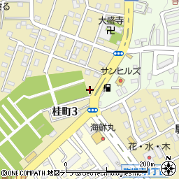 桂町簡易郵便局周辺の地図